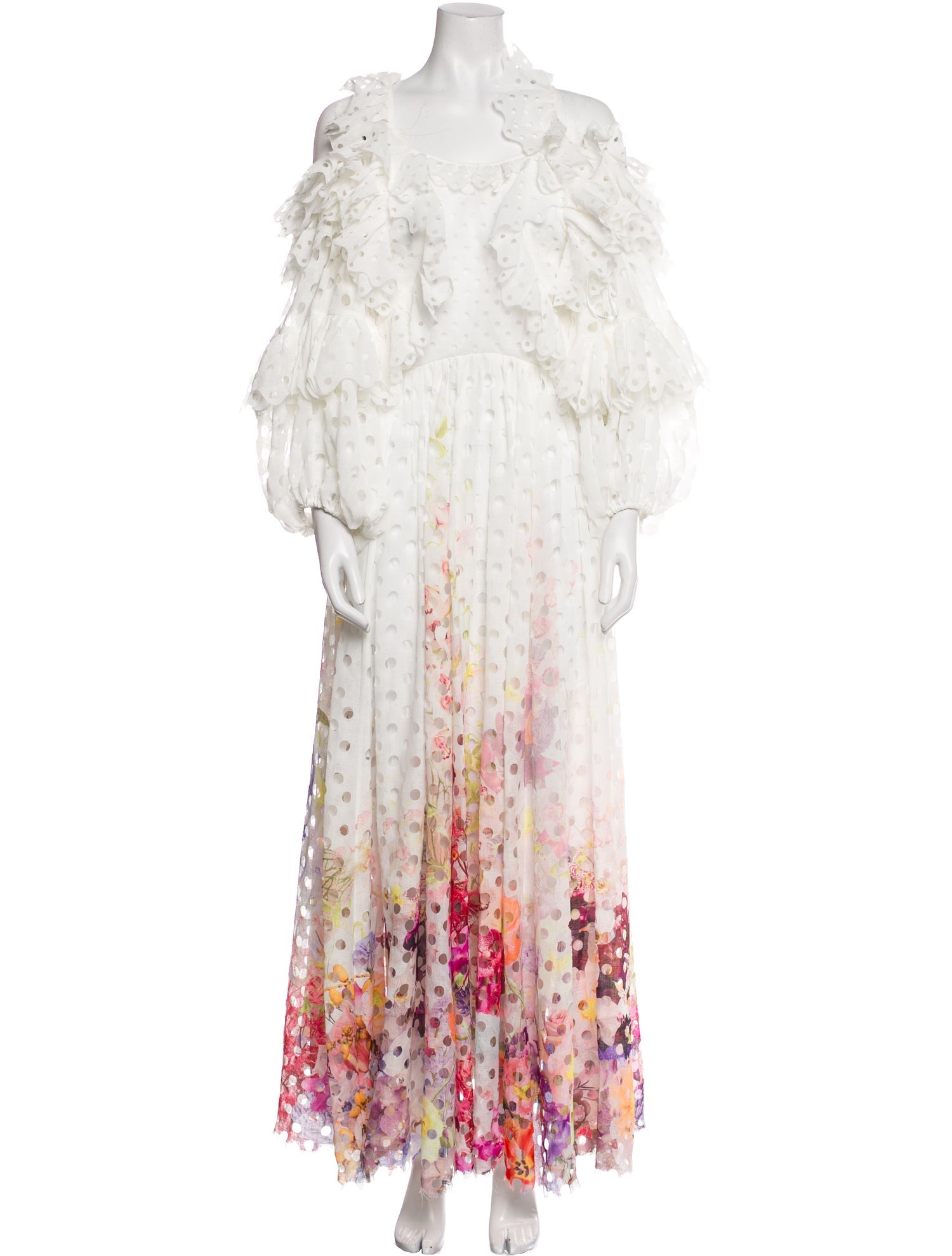 Zimmermann Floral Print Long Dress