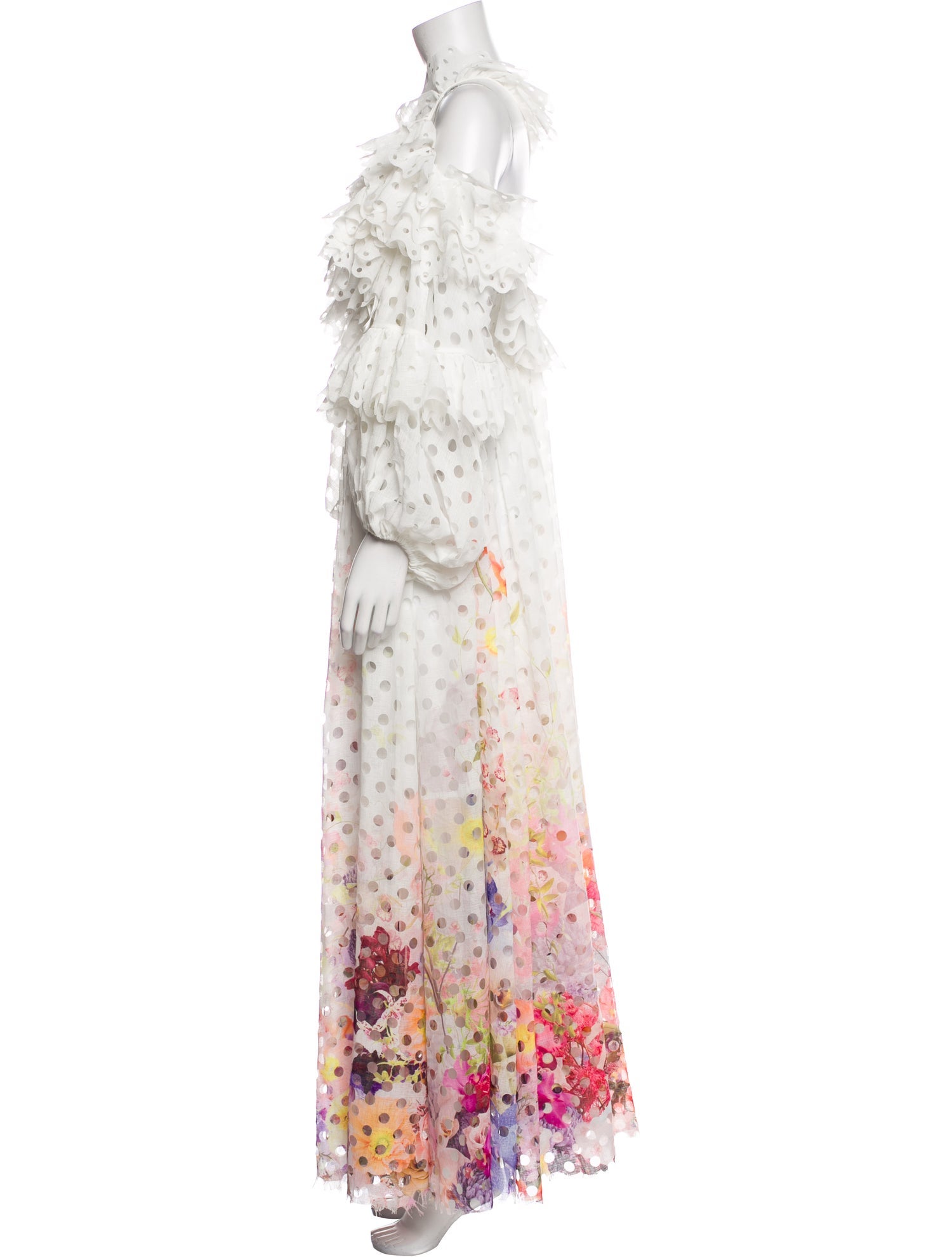 Zimmermann Floral Print Long Dress