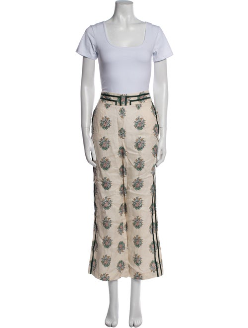 Zimmermann Linen Floral Print Pant Set