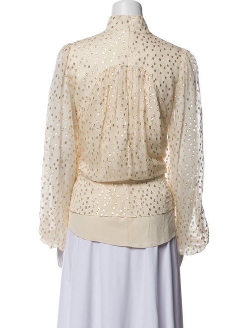 Zimmermann Silk Printed Button-Up Top