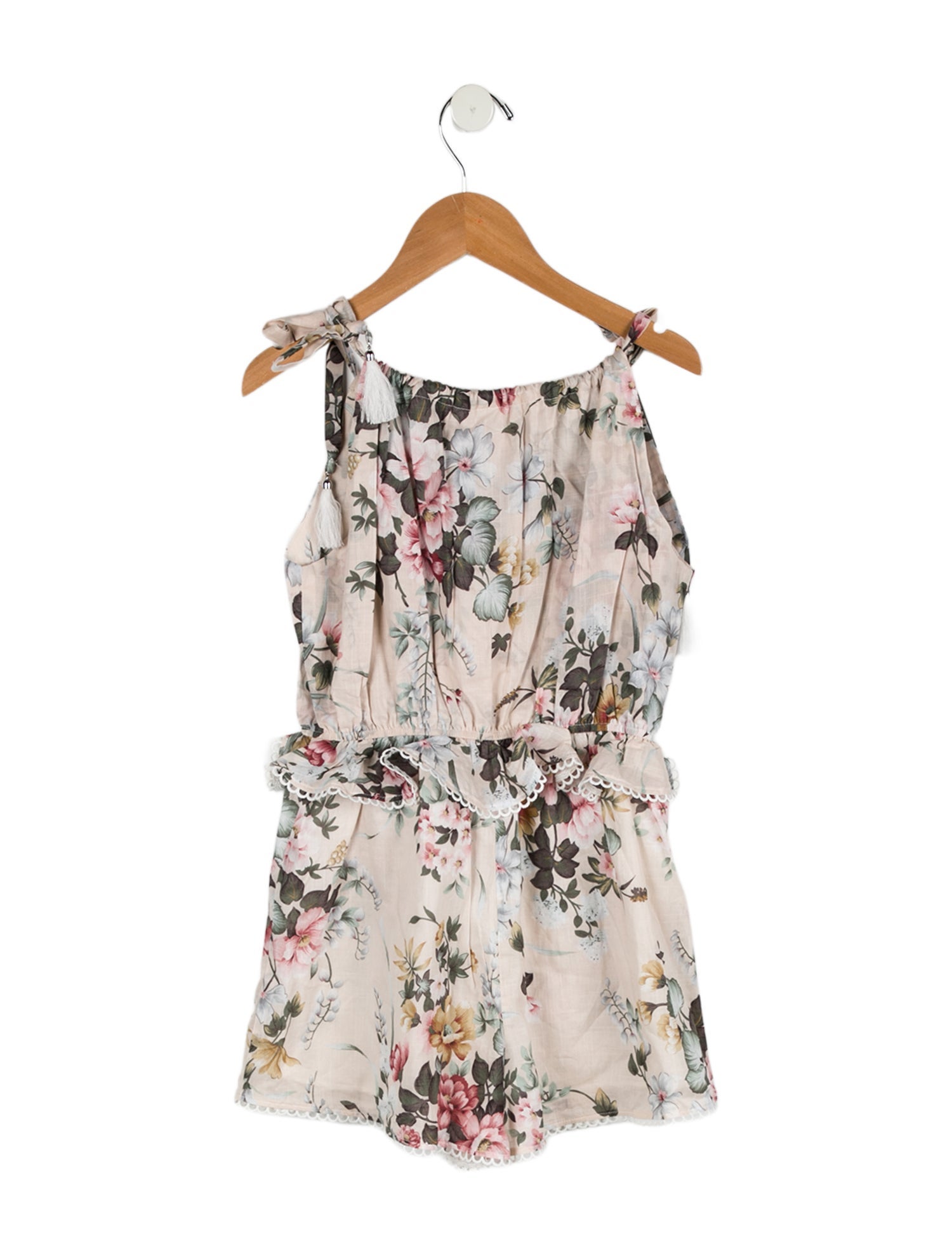 Zimmermann Girls' Aerial Bow Playsuit w/Tags