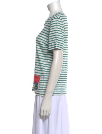 Zimmermann Linen Striped T-Shirt