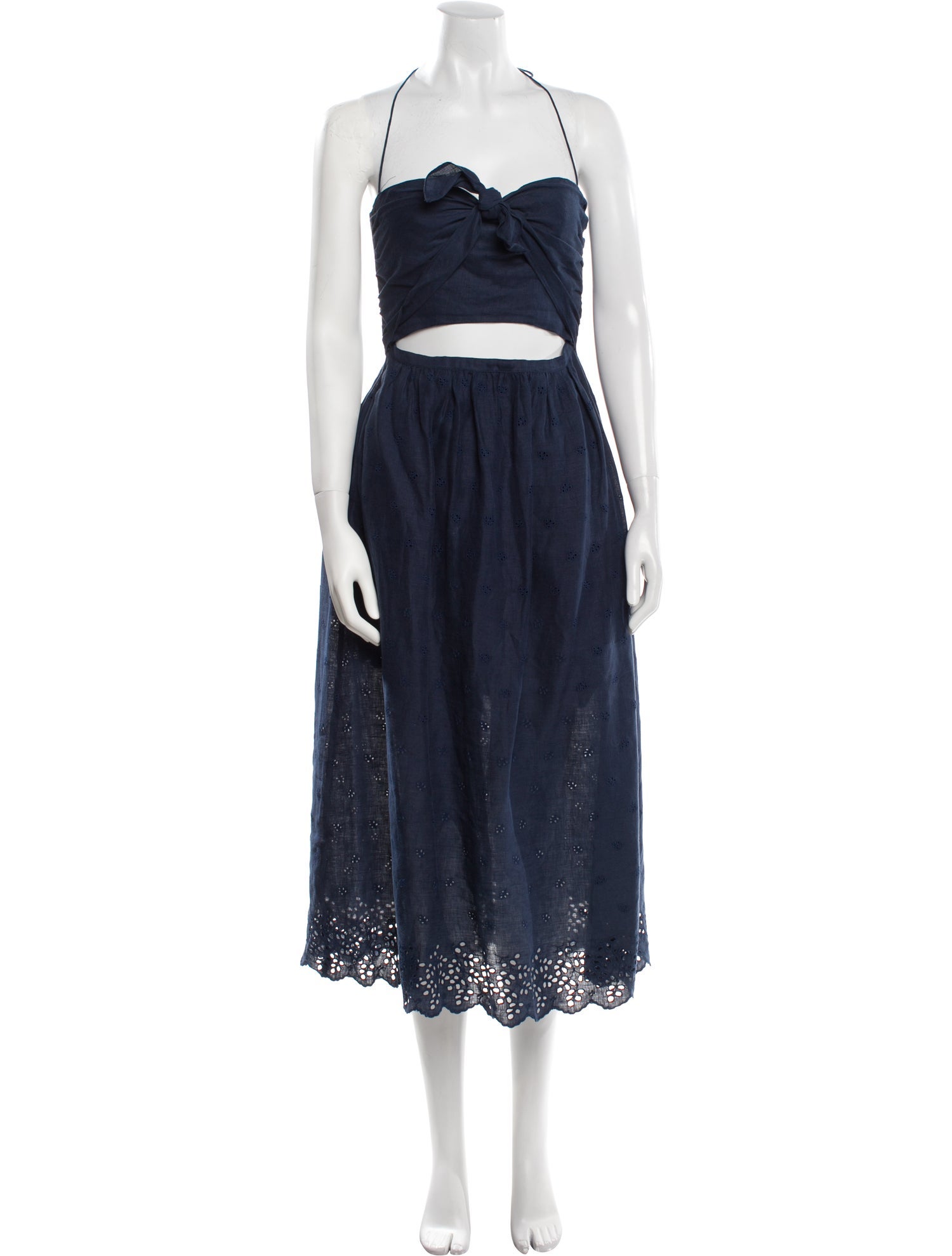 Zimmermann Linen Knee-Length Dress