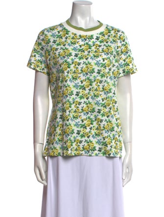 Zimmermann Linen Floral Print T-Shirt