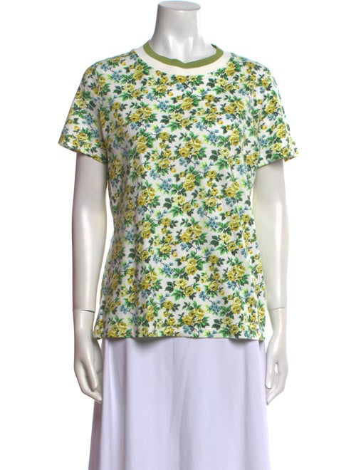 Zimmermann Linen Floral Print T-Shirt