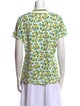 Zimmermann Linen Floral Print T-Shirt