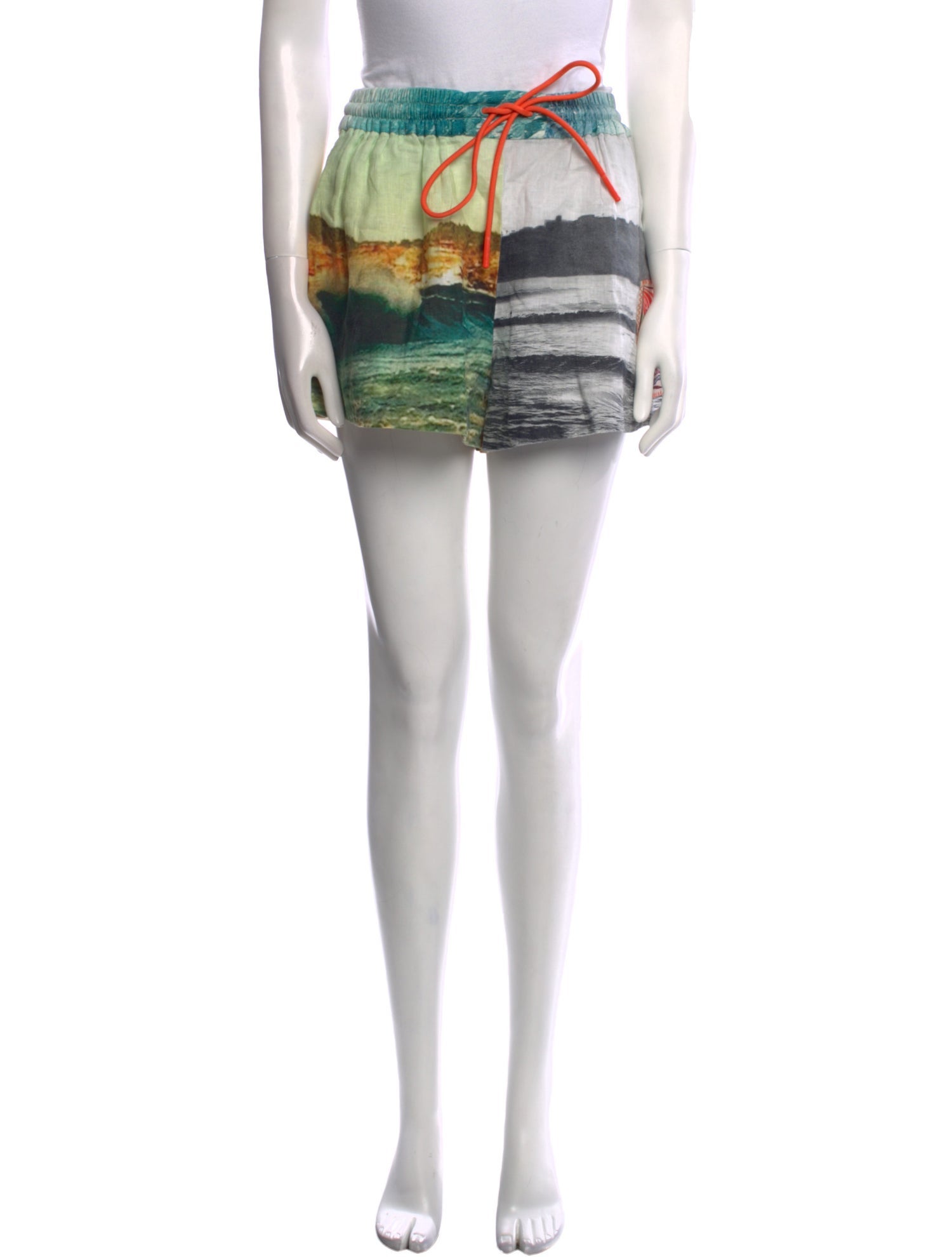 Zimmermann Linen Mini Shorts