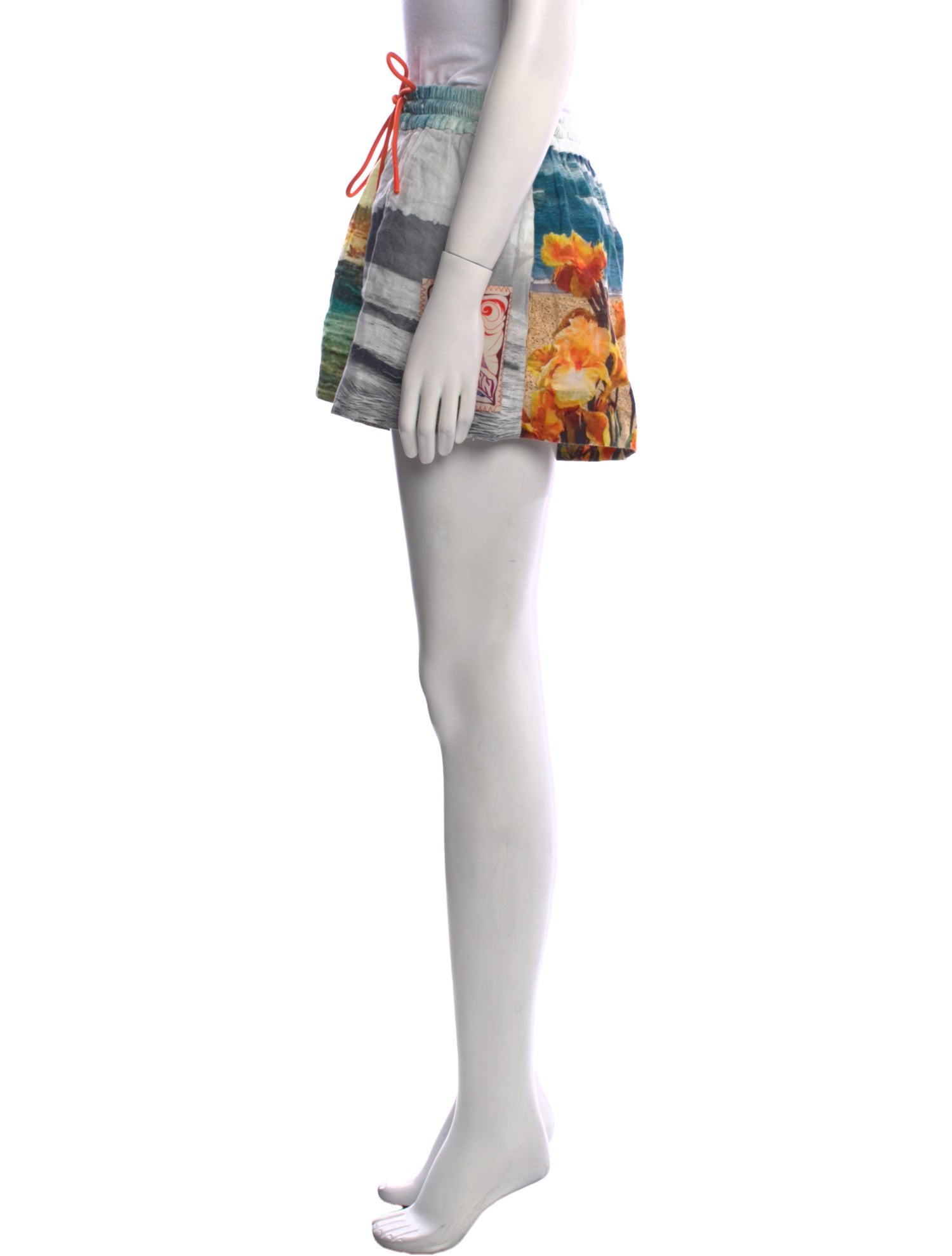 Zimmermann Linen Mini Shorts