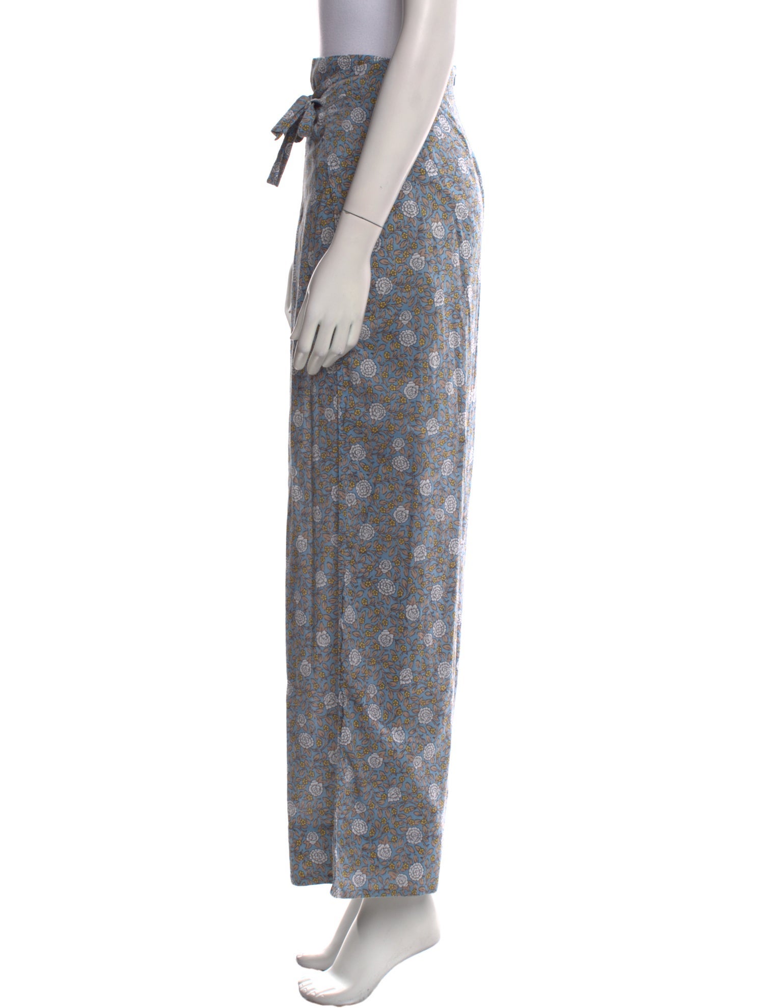 Zimmermann Floral Print Wide Leg Pants