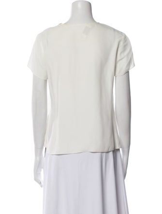 Zimmermann Silk Scoop Neck Blouse