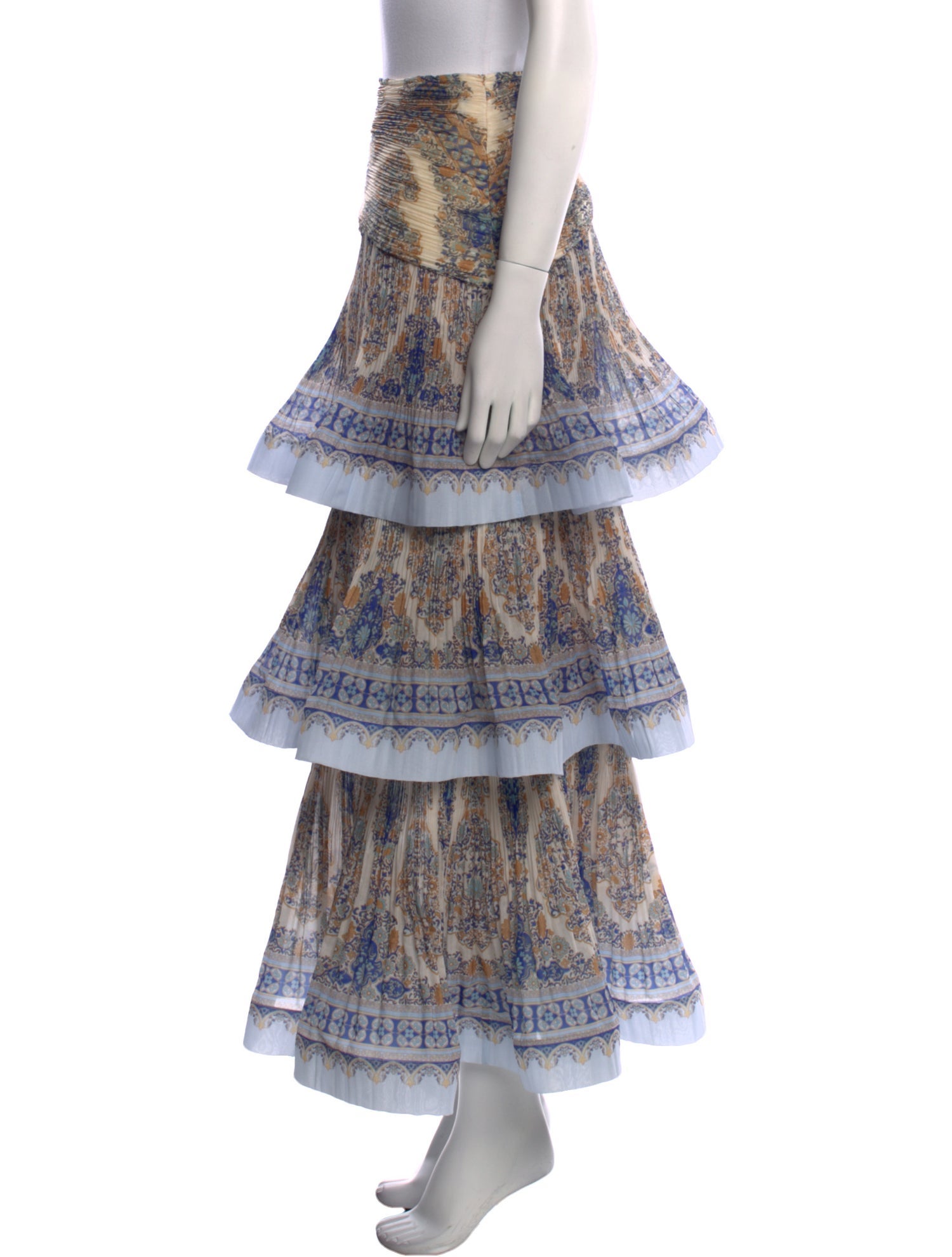 Zimmermann Printed Long Skirt