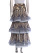 Zimmermann Printed Long Skirt