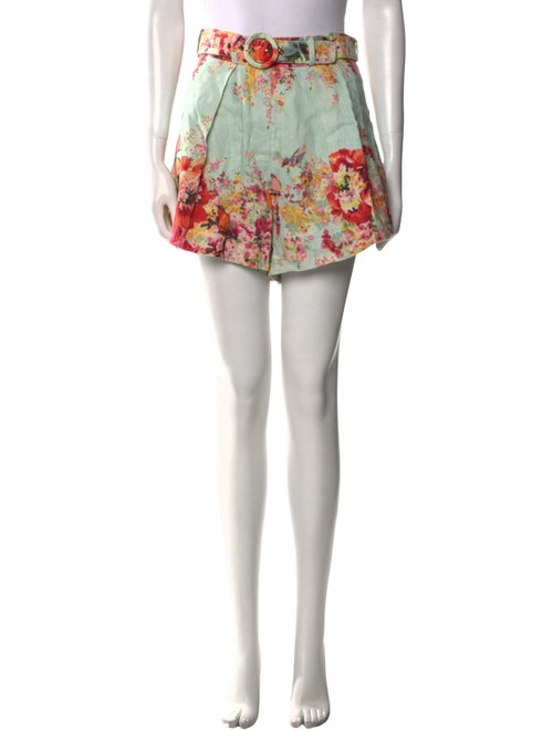 Zimmermann Linen Mini Shorts