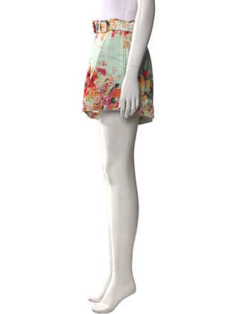 Zimmermann Linen Mini Shorts