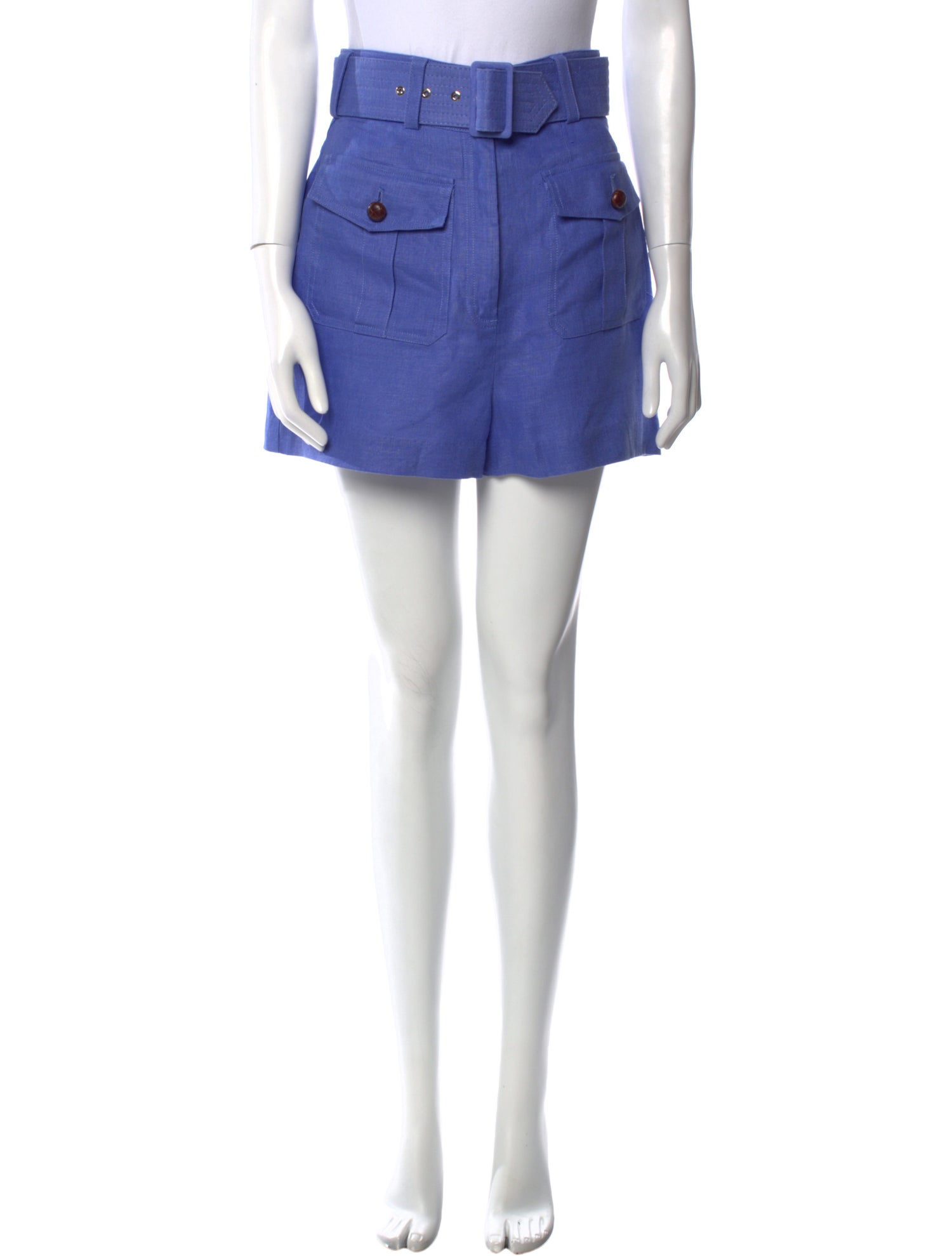 Zimmermann Linen Mini Shorts