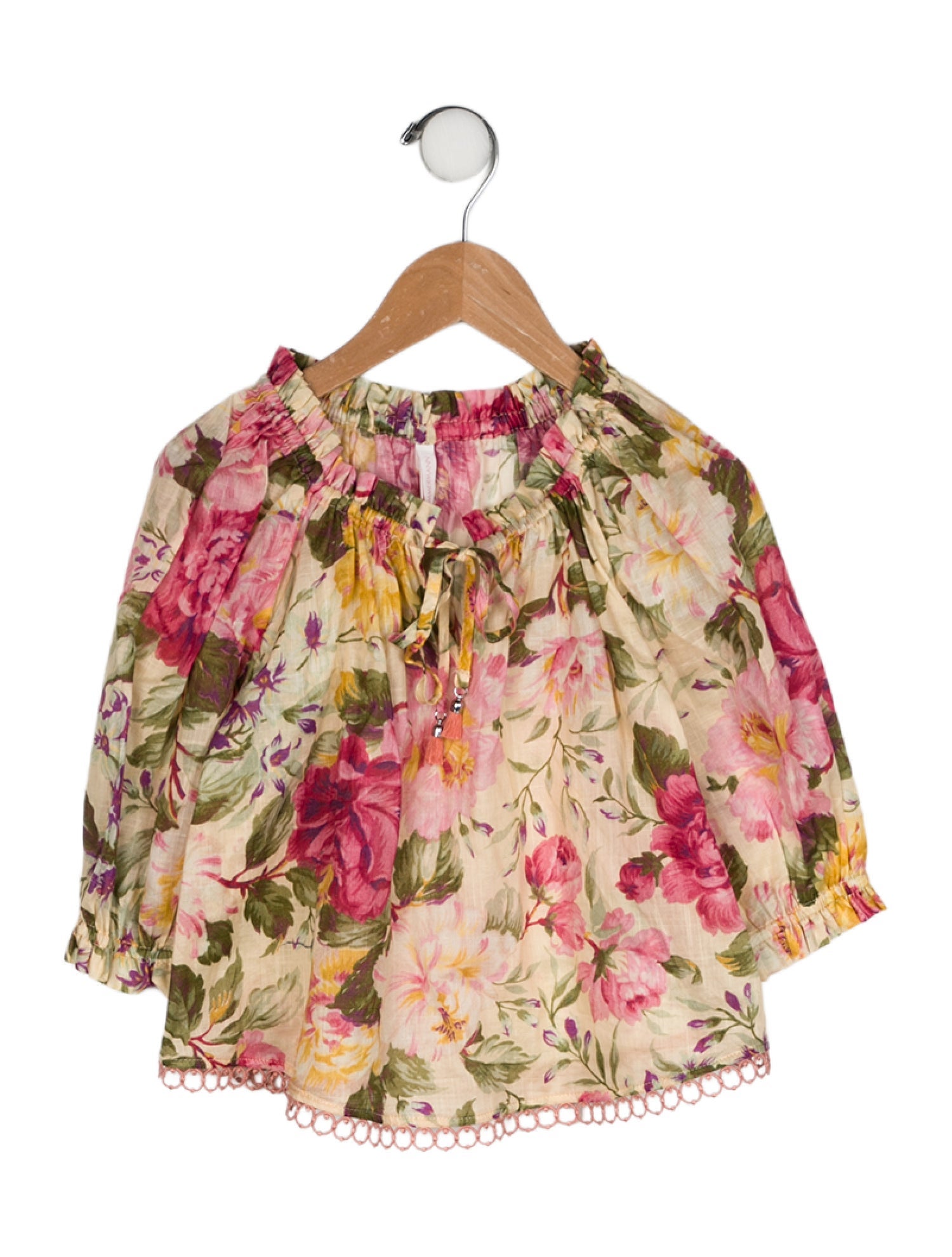 Zimmermann Floral Printed Long Sleeve Top