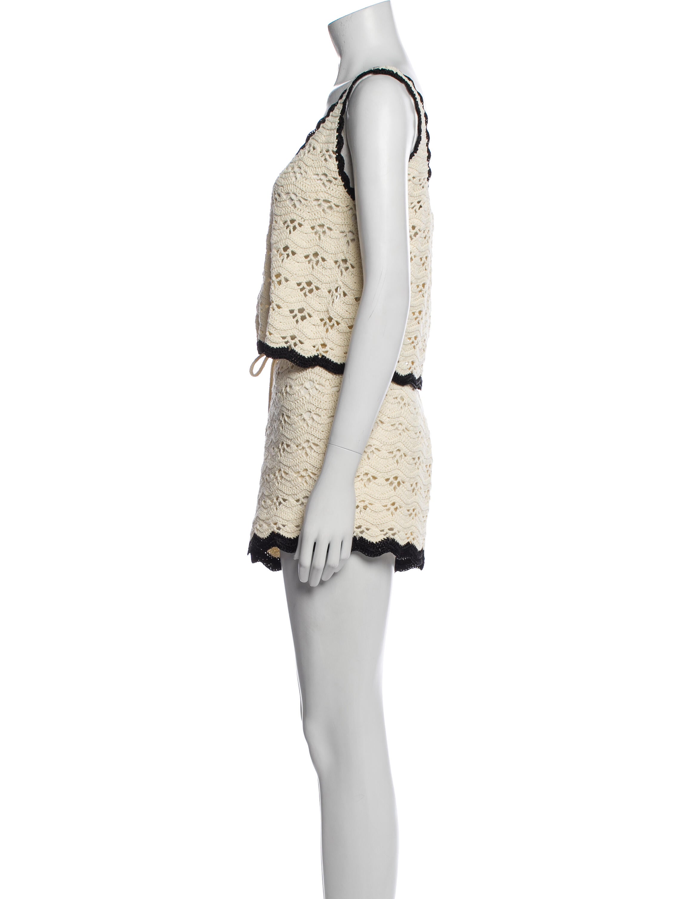 Zimmermann Lace Pattern Short Set