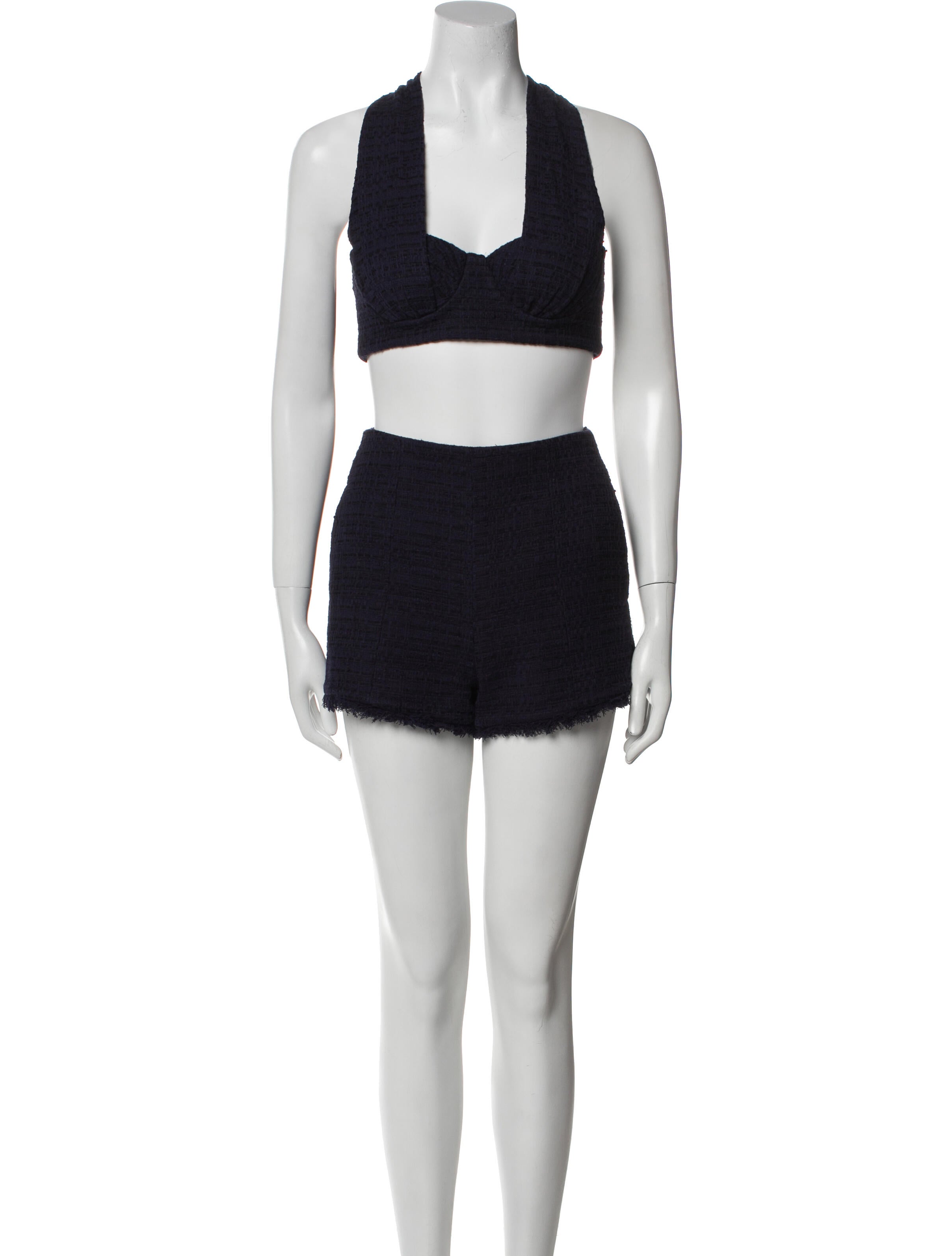 Zimmermann Raw-Edge Trim Short Set