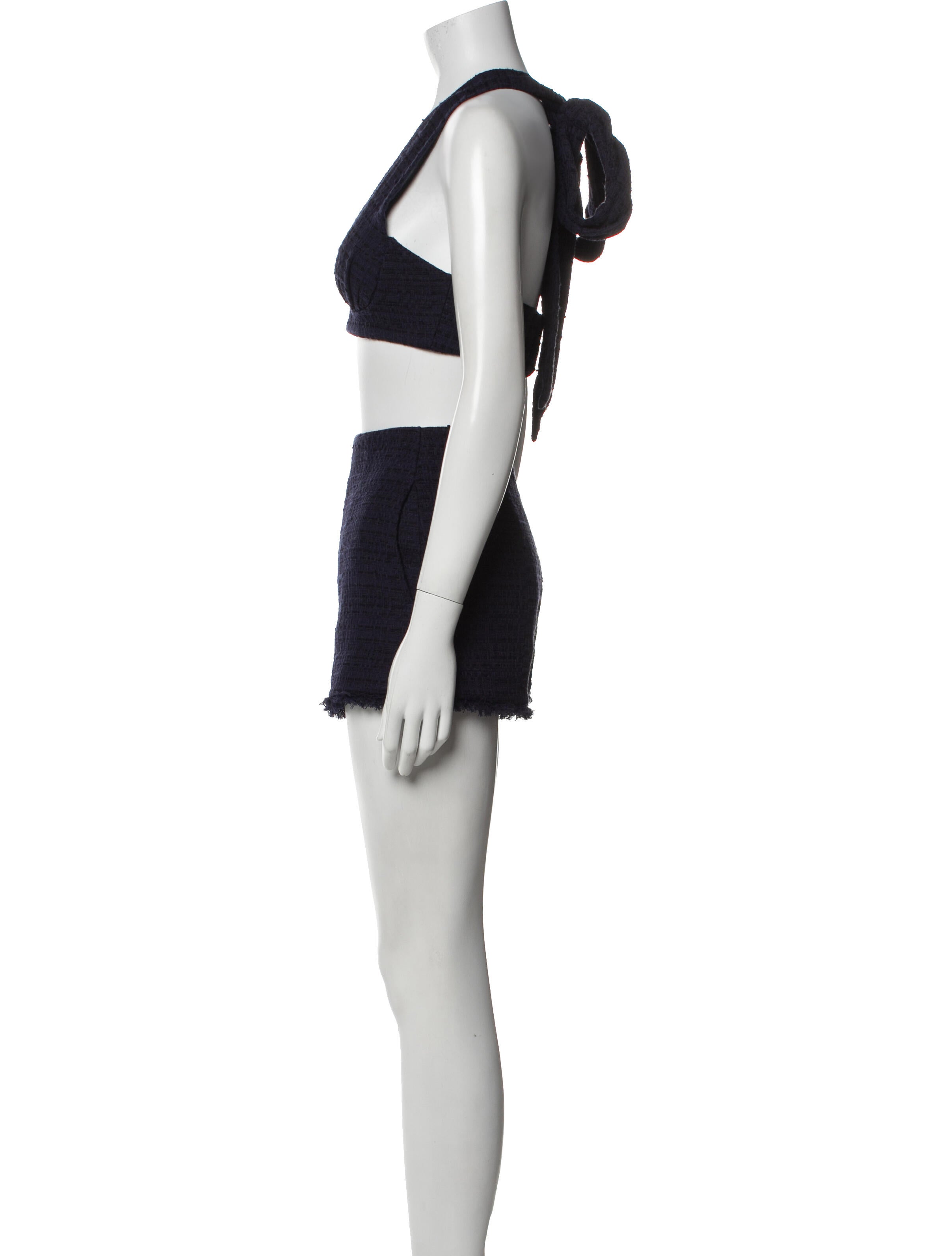 Zimmermann Raw-Edge Trim Short Set