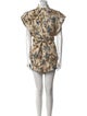 Zimmermann Linen Floral Print Romper