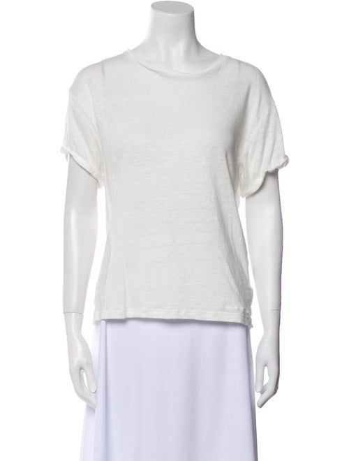 Zimmermann Linen Bateau Neckline T-Shirt