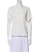Zimmermann Linen Bateau Neckline T-Shirt