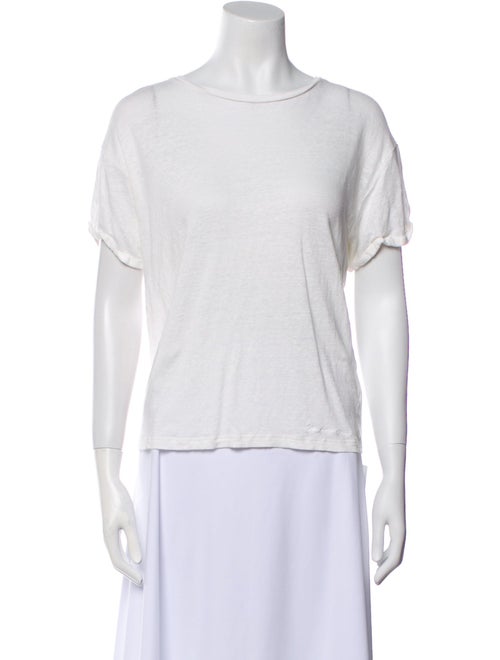 Zimmermann Linen Crew Neck T-Shirt
