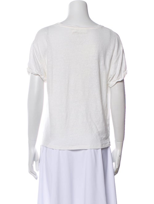 Zimmermann Linen Crew Neck T-Shirt