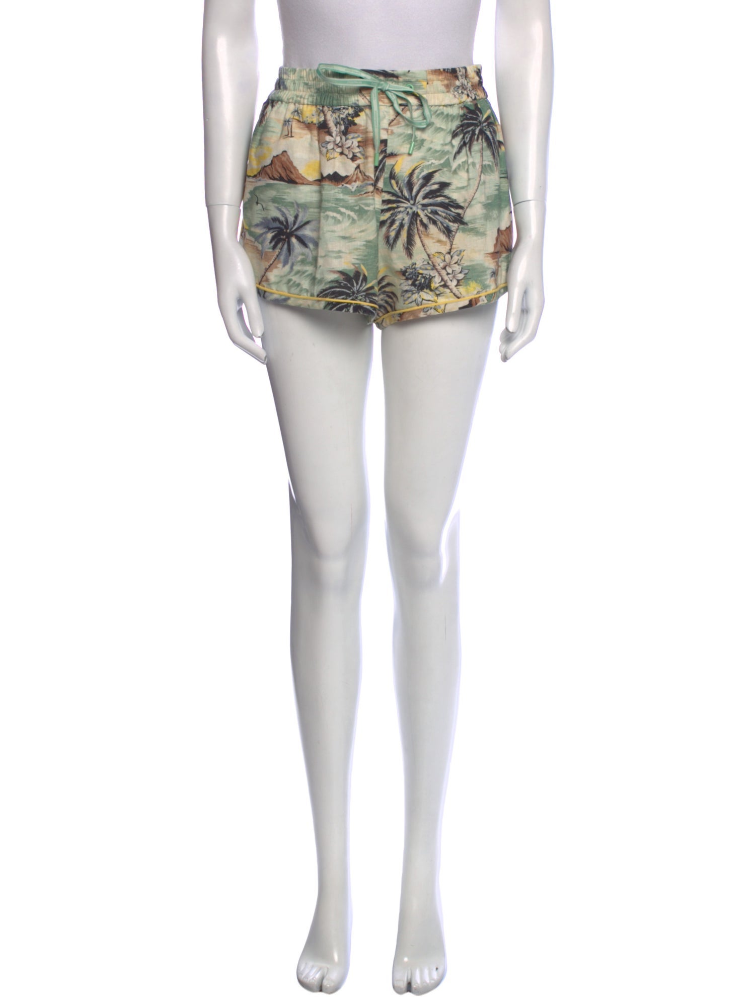 Zimmermann Linen Mini Shorts