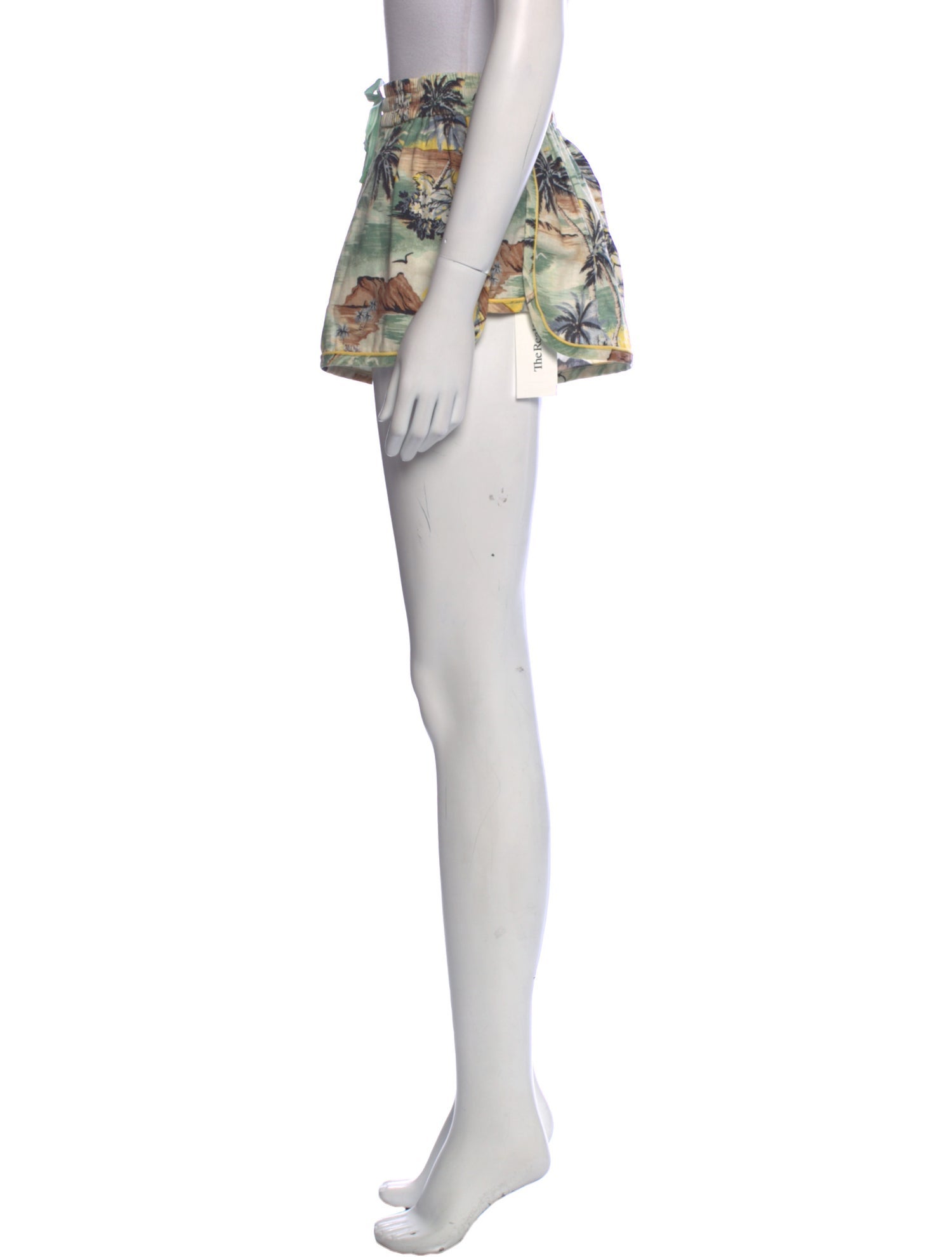 Zimmermann Linen Mini Shorts