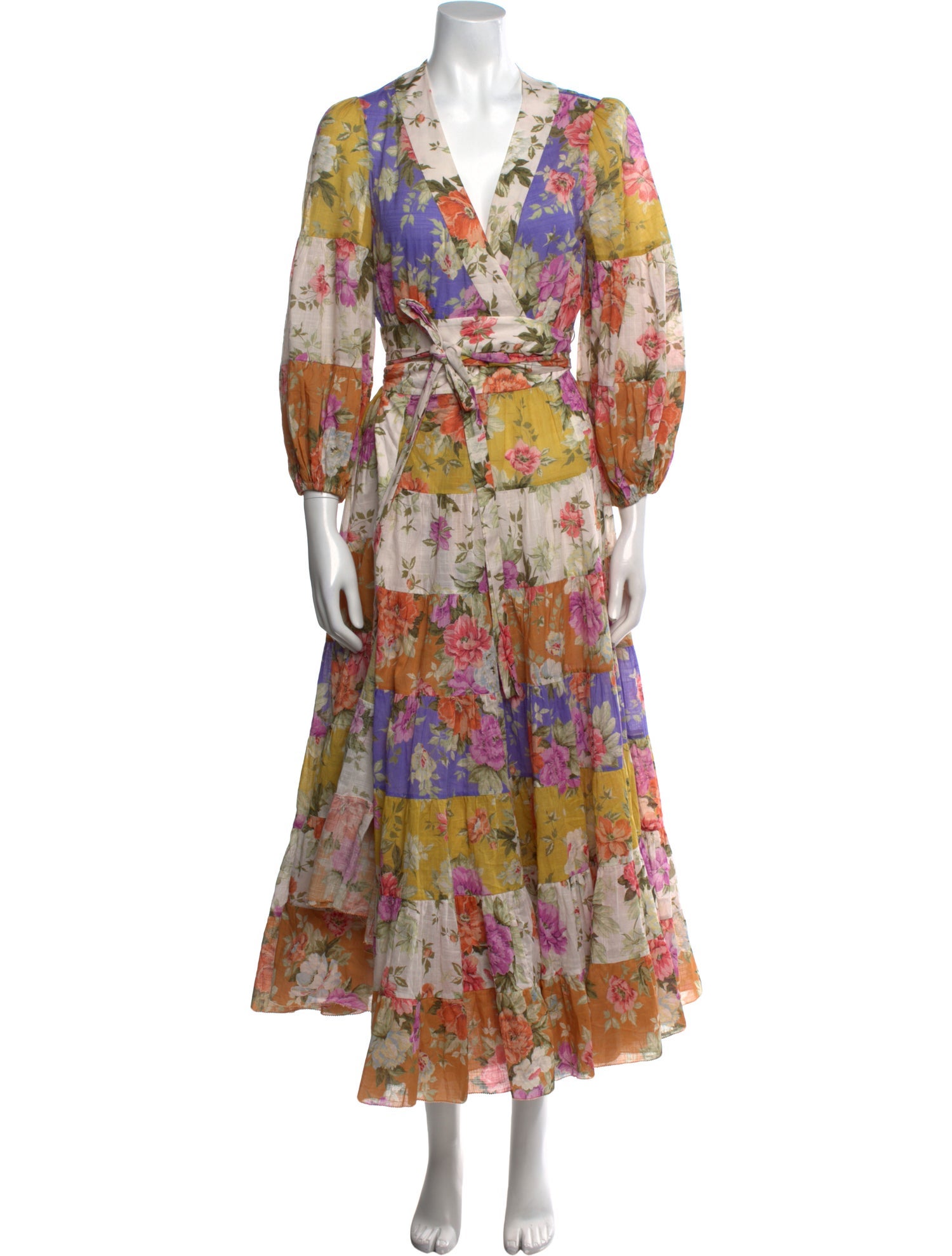 Zimmermann Floral Print Long Dress