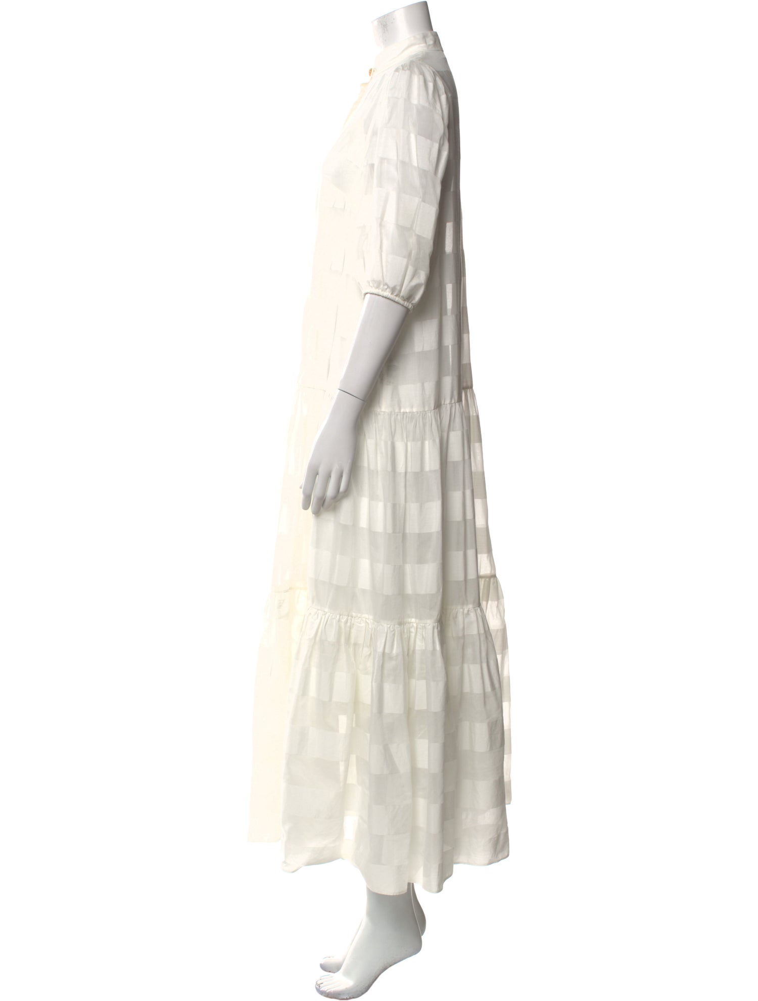 Zimmermann Mock Neck Long Dress