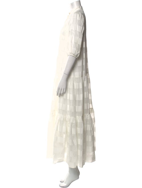Zimmermann Mock Neck Long Dress