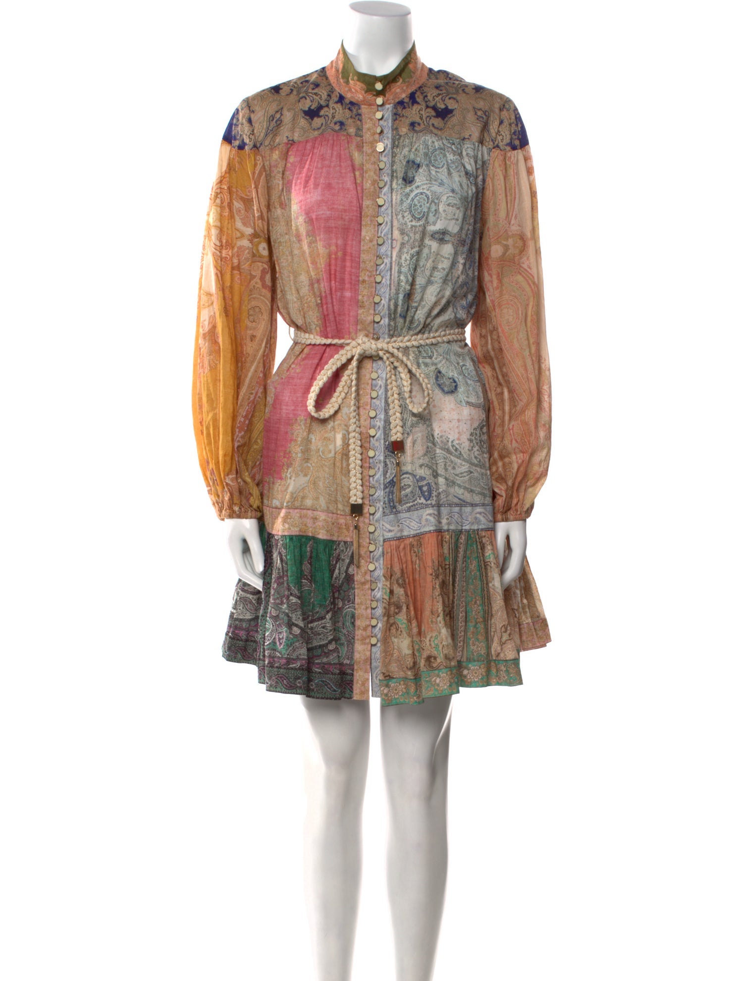 Zimmermann Paisley Print Mini Dress