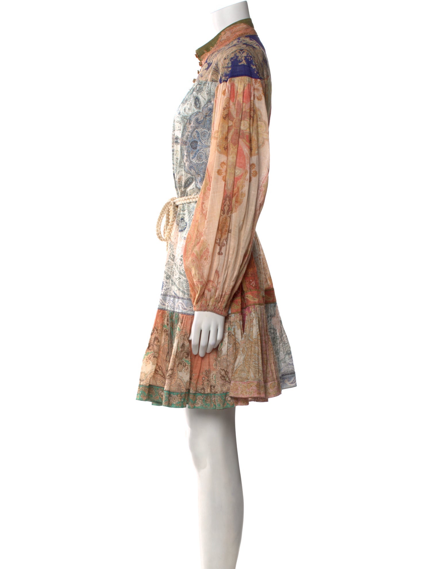 Zimmermann Paisley Print Mini Dress