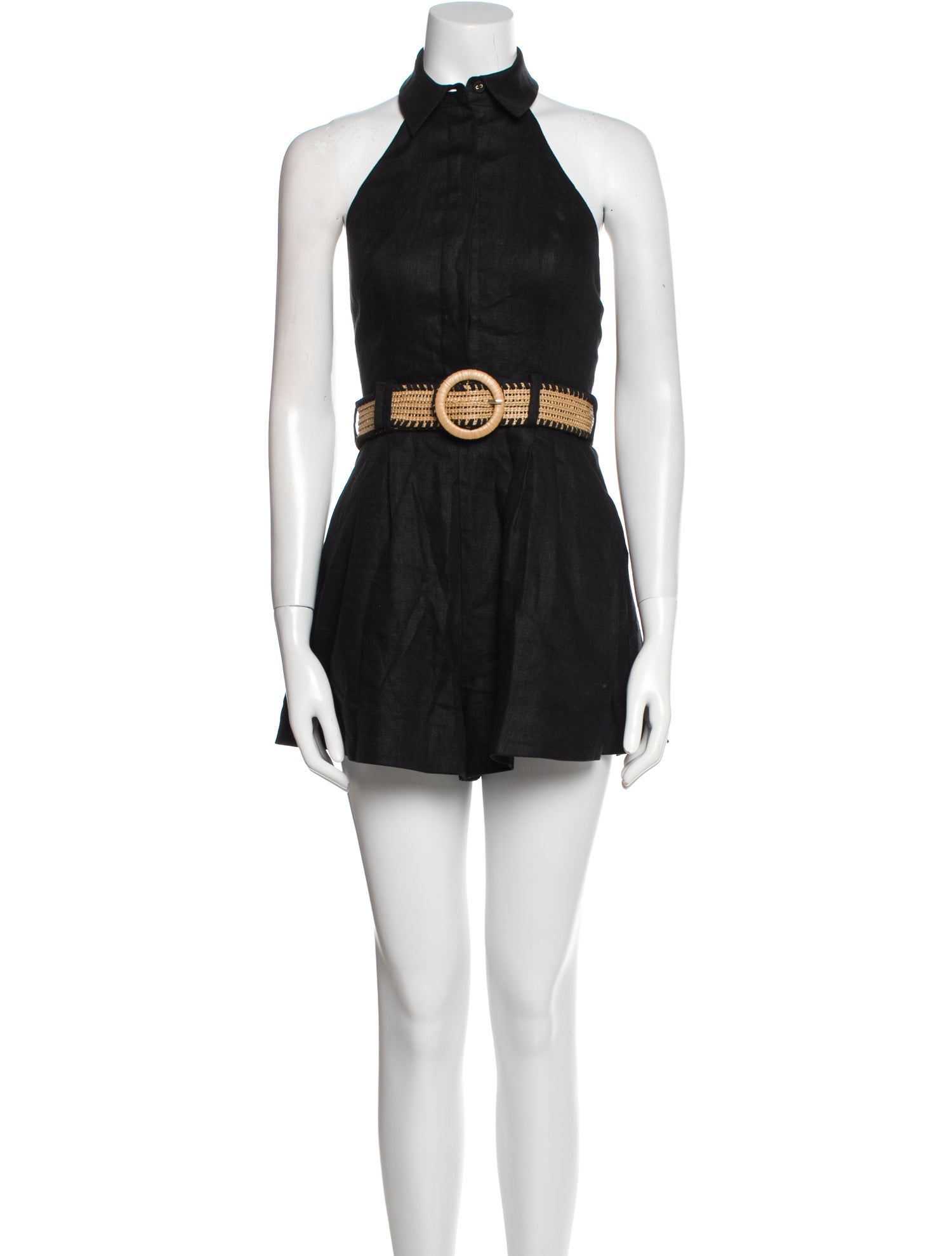 Zimmermann Linen Halterneck Romper