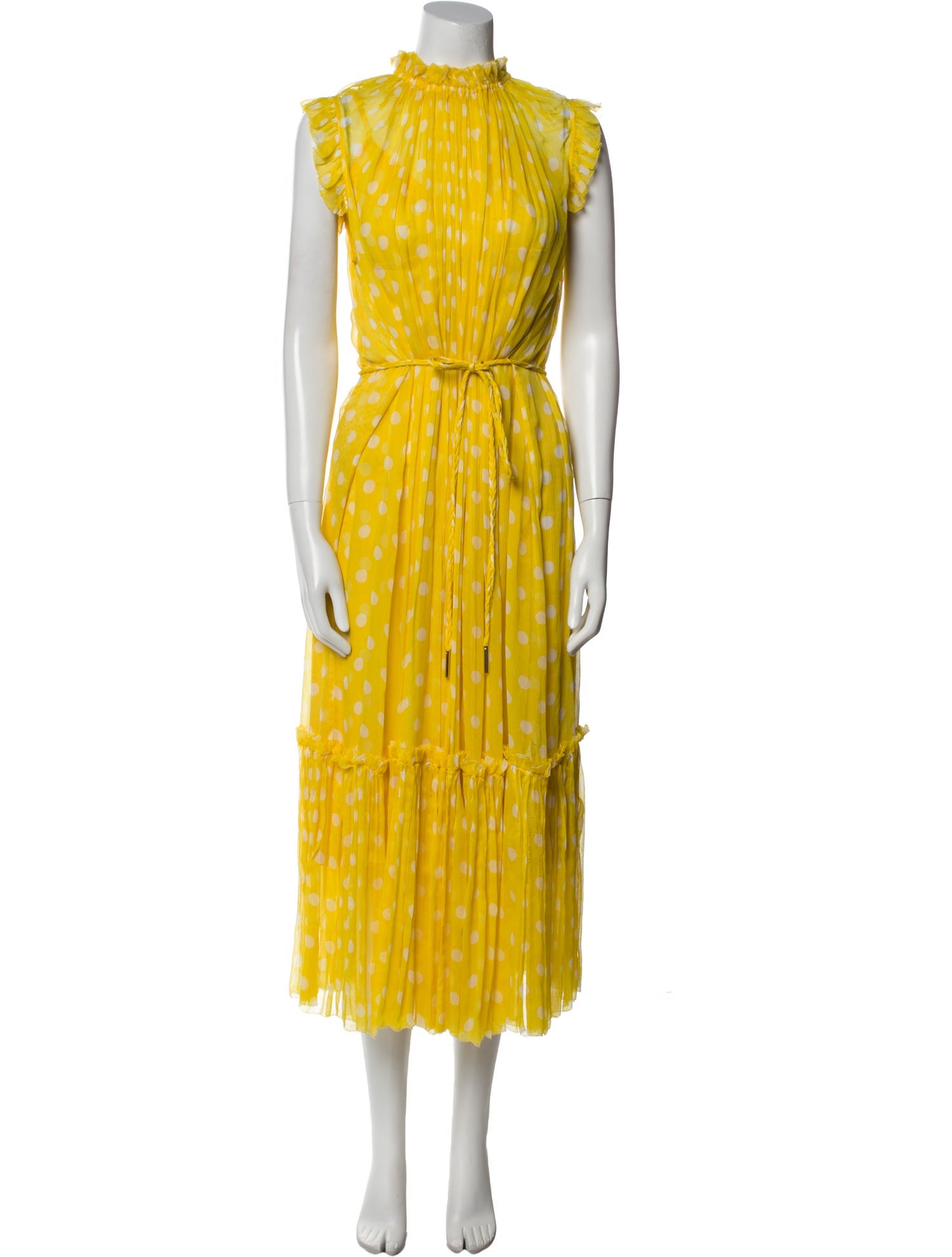 Zimmermann Polka Dot Print Long Dress