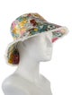 Zimmermann Linen Bucket Hat With Multi-floral Print.