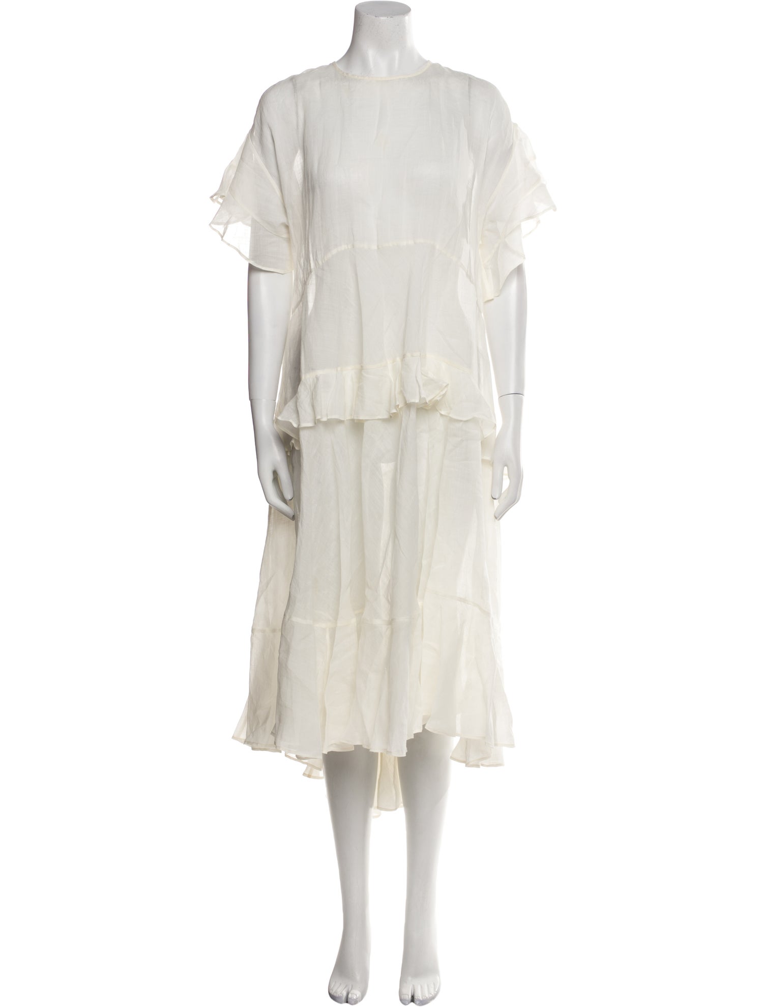 Zimmermann Linen Midi Length Dress