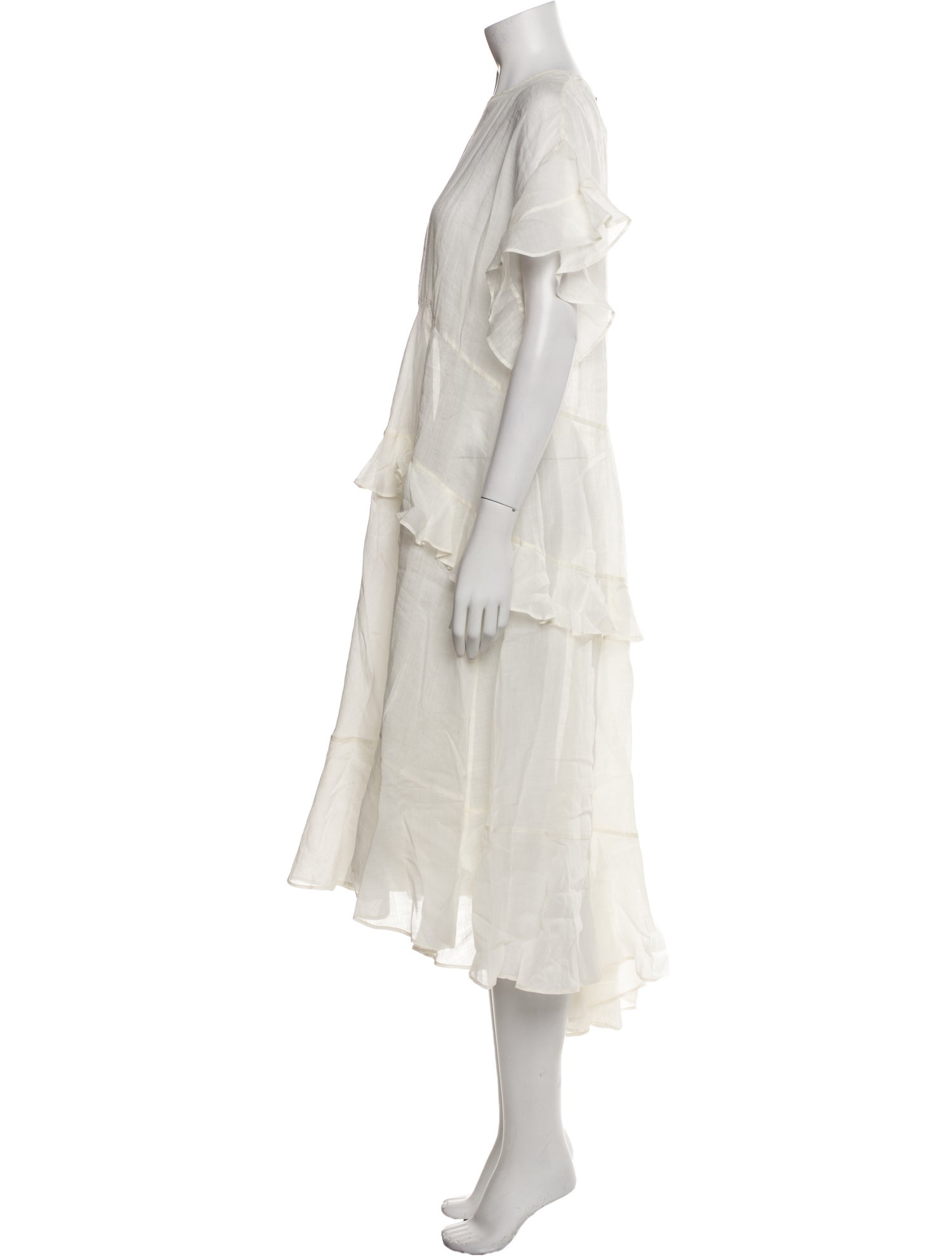 Zimmermann Linen Midi Length Dress