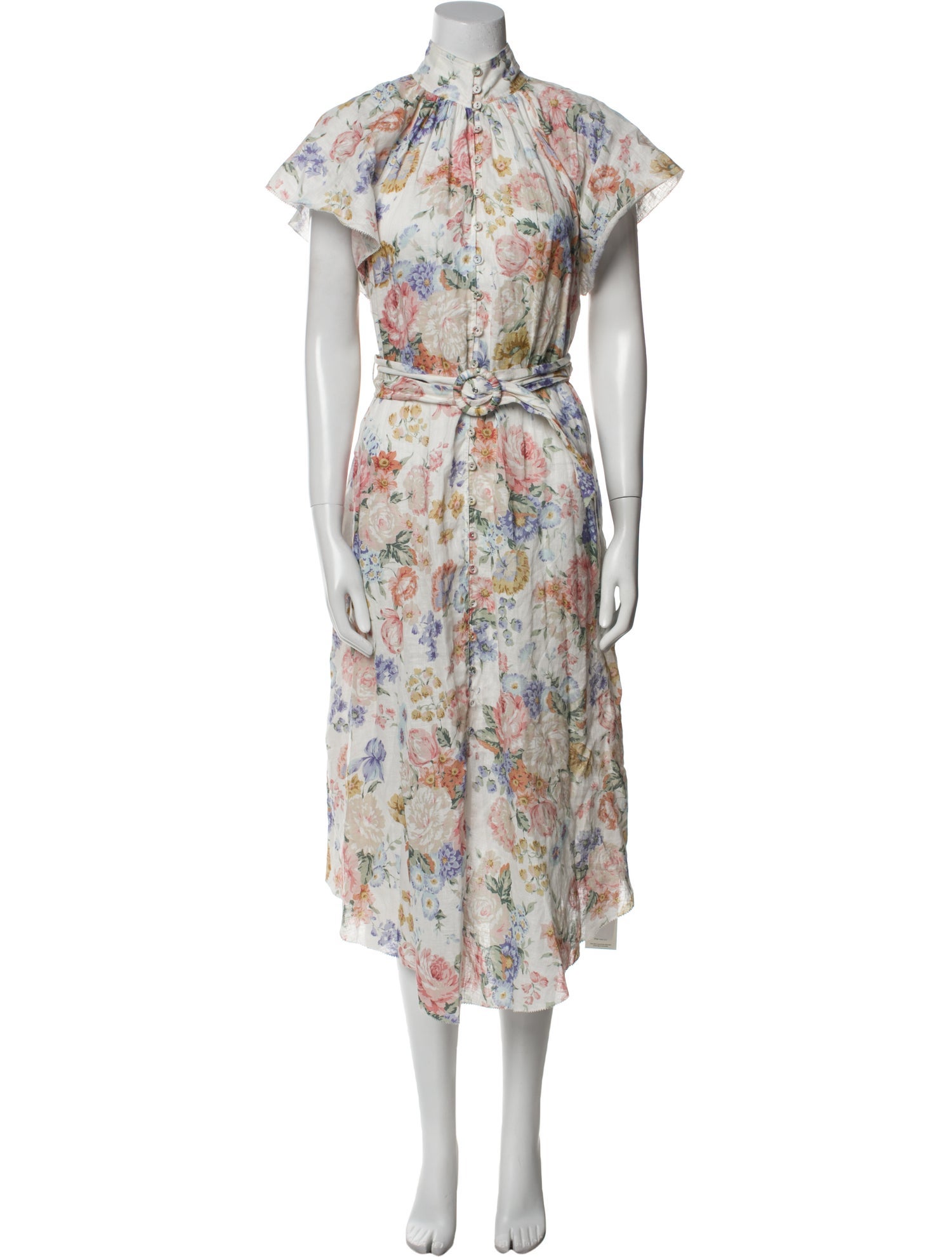 Zimmermann Linen Midi Length Dress