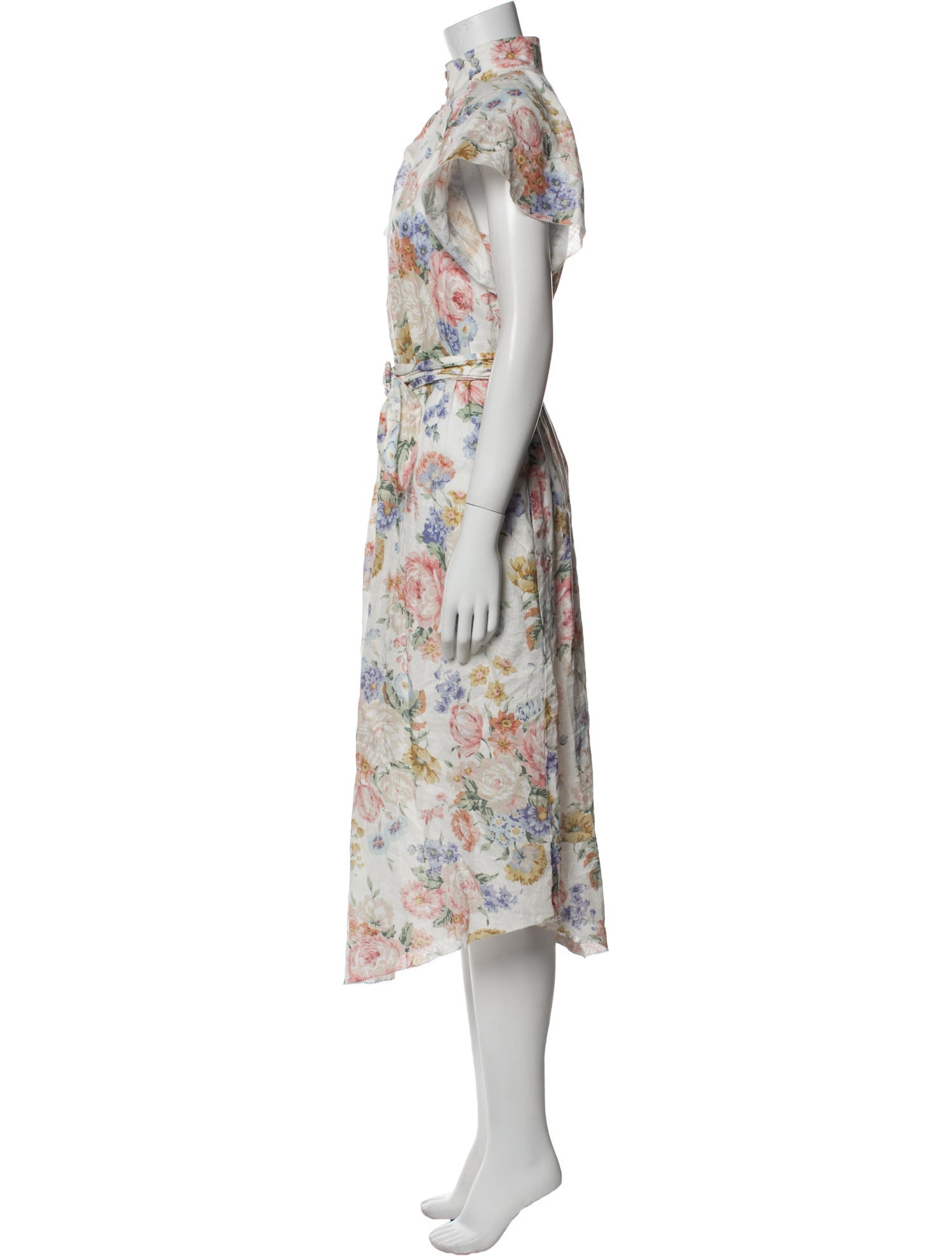 Zimmermann Linen Midi Length Dress