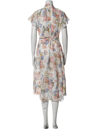 Zimmermann Linen Midi Length Dress