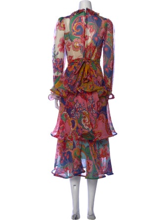 Zimmermann Floral Print Long Dress