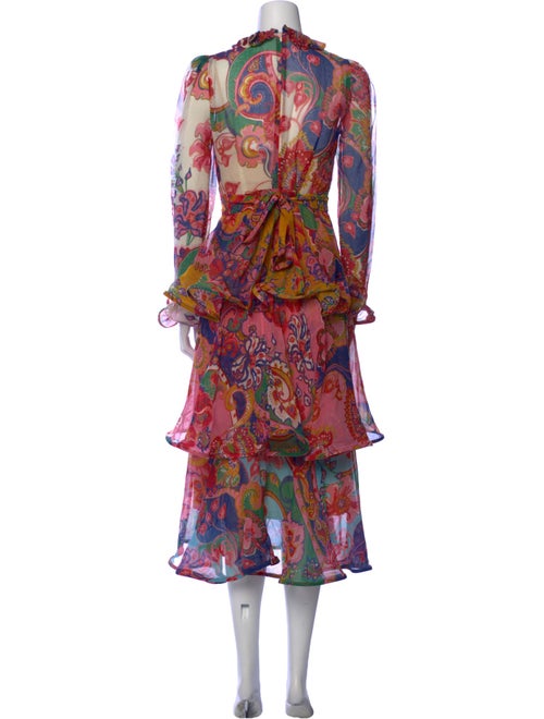Zimmermann Floral Print Long Dress