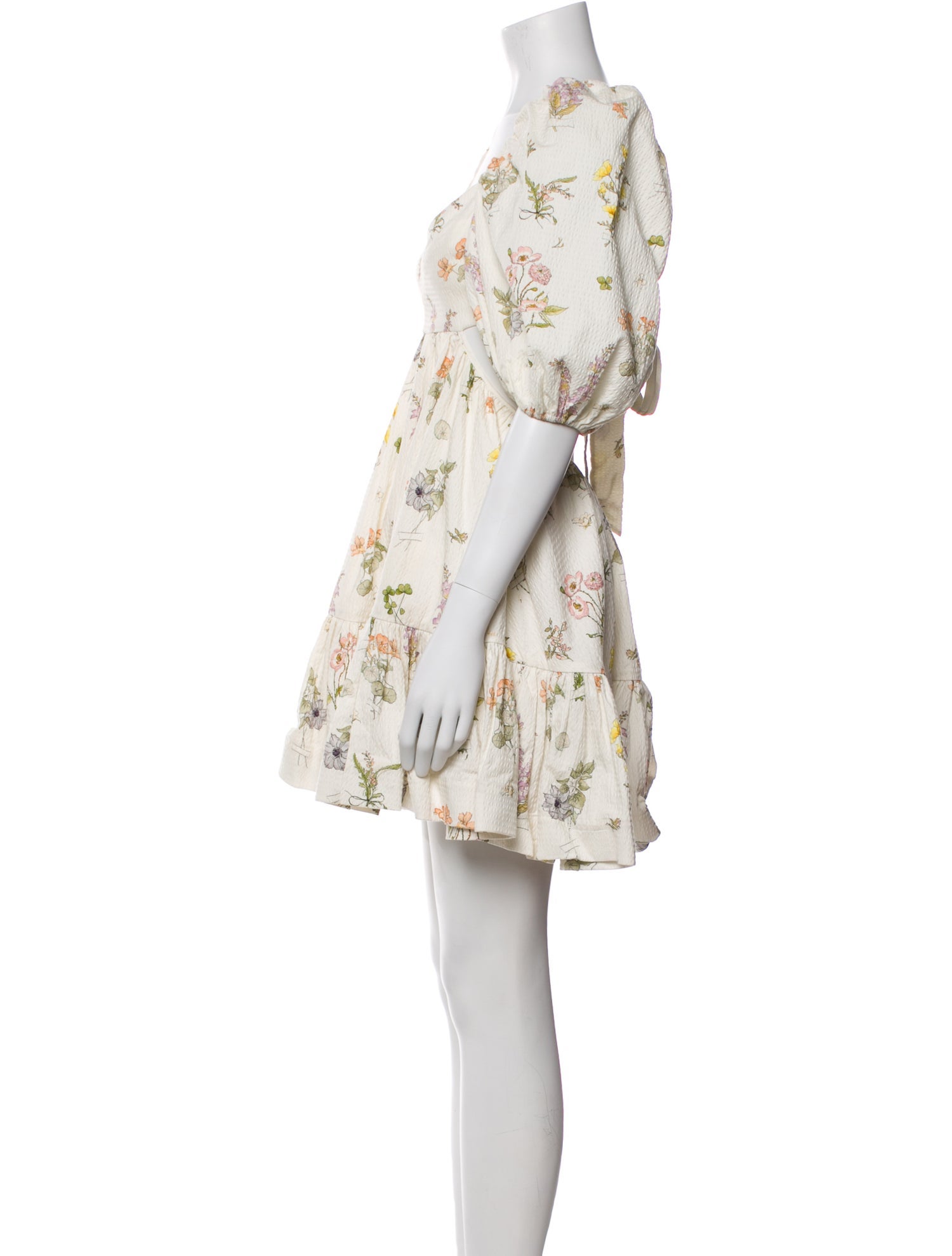 Zimmermann Floral Print Mini Dress