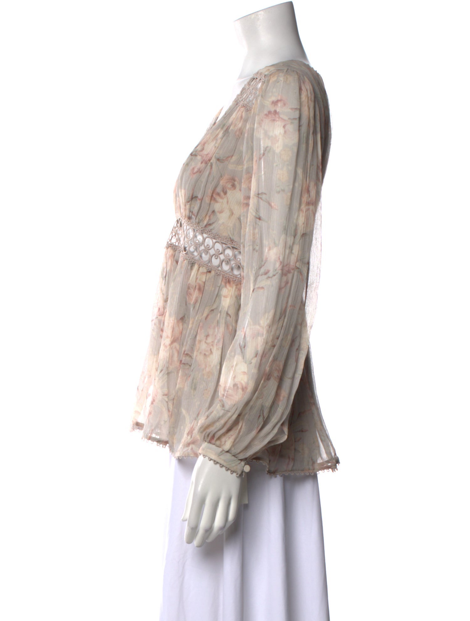 Zimmermann Silk Printed Blouse