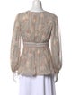 Zimmermann Silk Printed Blouse