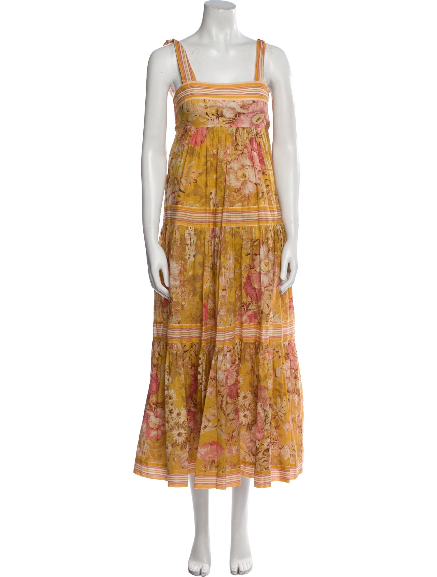 Zimmermann Floral Print Long Dress