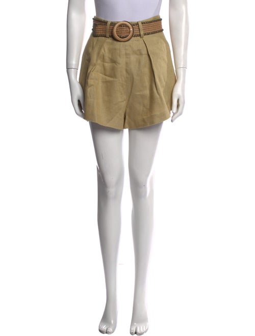 Zimmermann Linen Mini Shorts